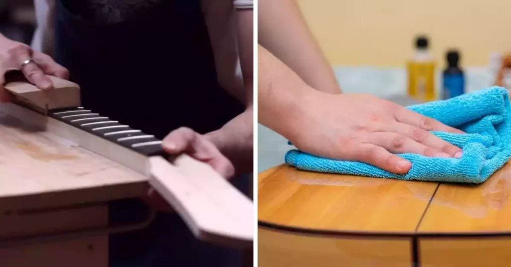 how to remove paint from a guitar with sandpaper