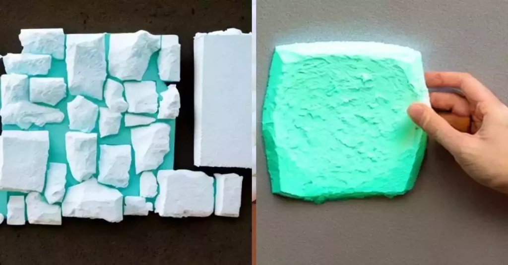 What happens when you put Styrofoam in paint