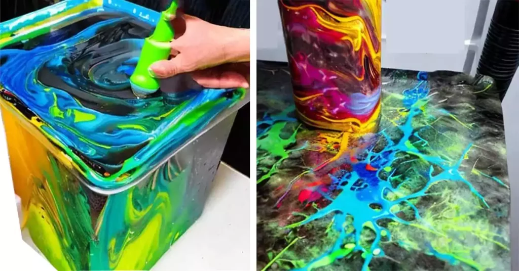 how to hydro dip with spray paint and water